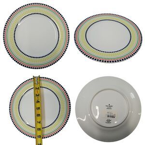 1x Kate Spade NY Hopscotch Drive Lenox Dots 9” Salad Luncheon Dinner Plate